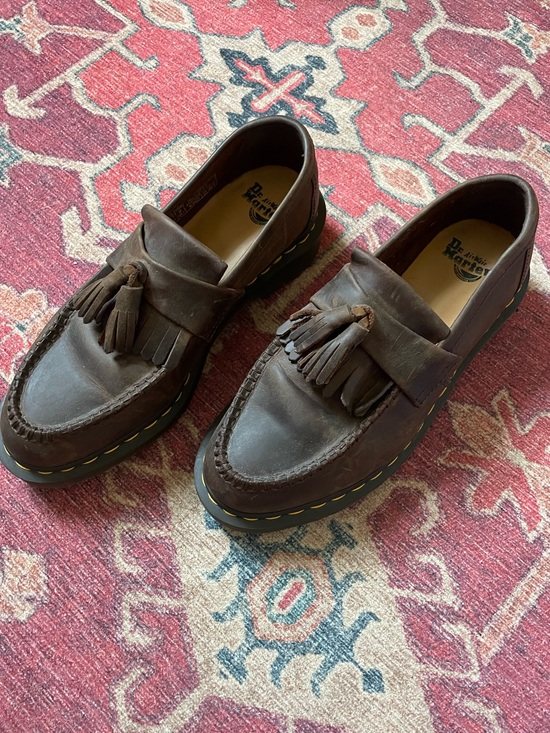 Dr. Martens Shoes - Dr. Martens Brown Tassel Loafers